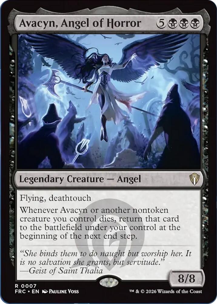 Avacyn, Angel of Horror (7) [Commander: Reality Fracture]