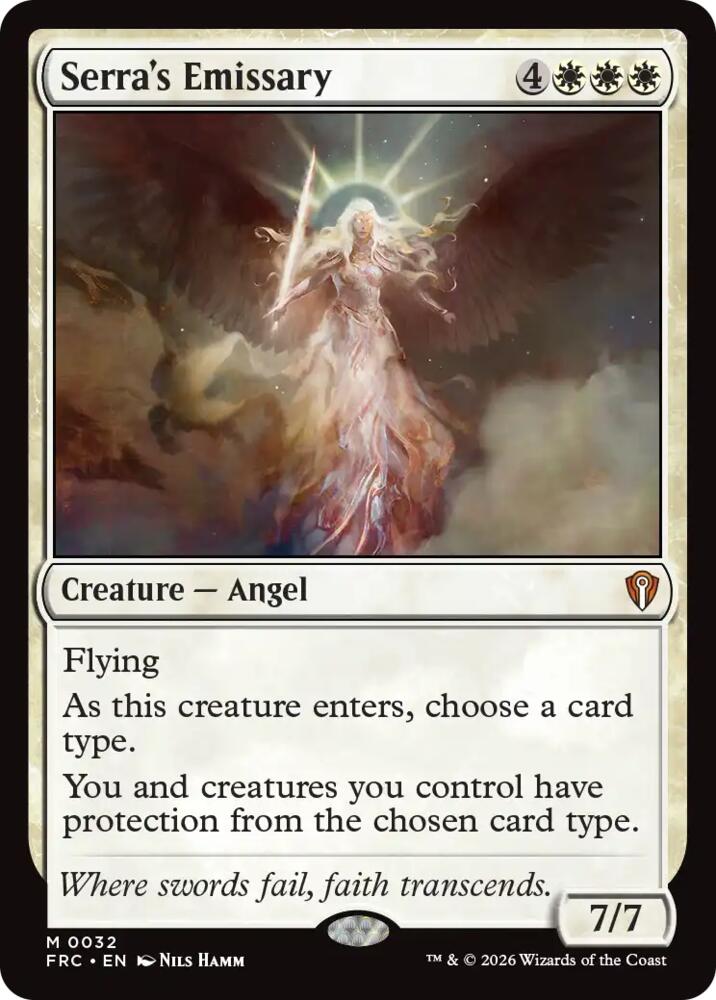 Serra's Emissary (32) [Commander: Reality Fracture]