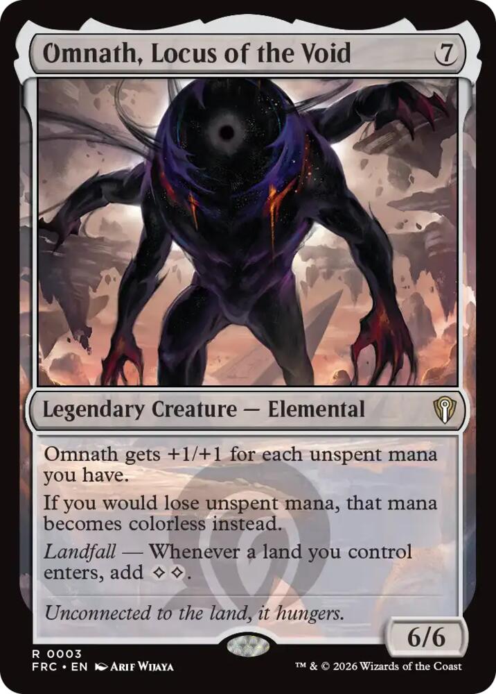 Omnath, Locus of the Void (3) [Commander: Reality Fracture]