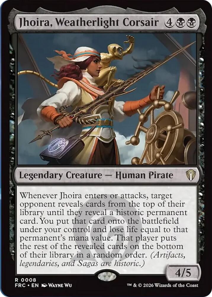 Jhoira, Weatherlight Corsair (8) [Commander: Reality Fracture]