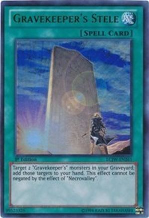 Gravekeeper's Stele (LCJW-EN261) - Legendary Collection 4: Joey's World 1st Edition