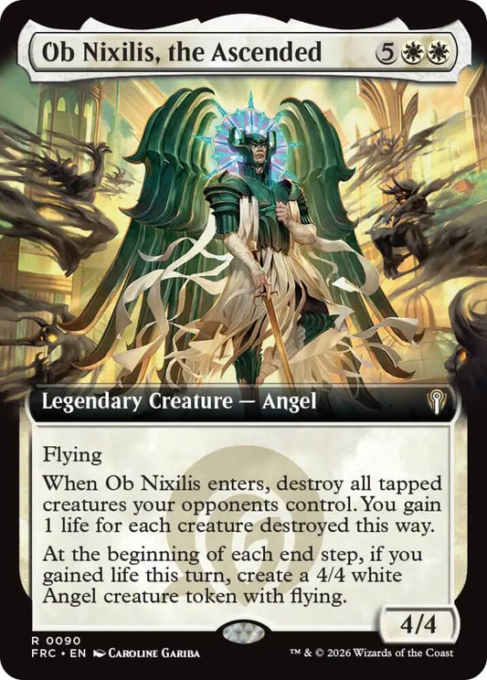 Ob Nixilis, the Ascended (Extended Art) (90) [Commander: Reality Fracture]