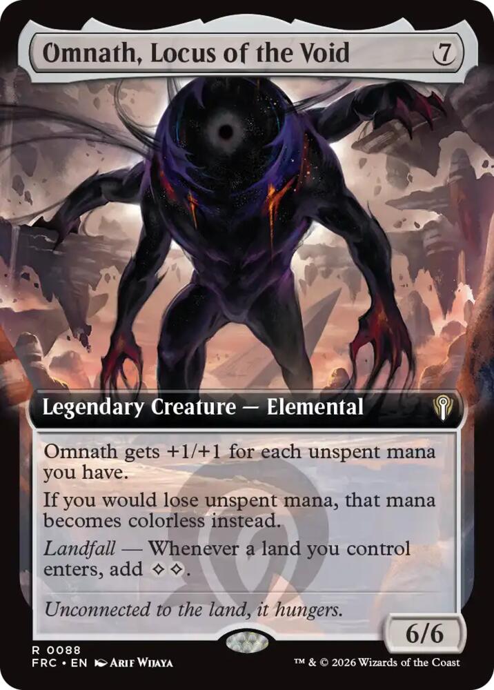 Omnath, Locus of the Void (Extended Art) (88) [Commander: Reality Fracture]