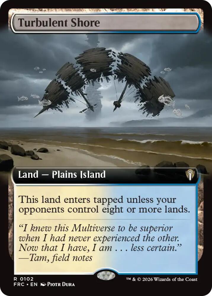 Turbulent Shore (Extended Art) (102) [Commander: Reality Fracture]