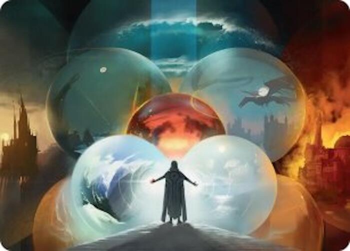 Jace's Machinations Art Card (40) [Art Series: Reality Fracture]