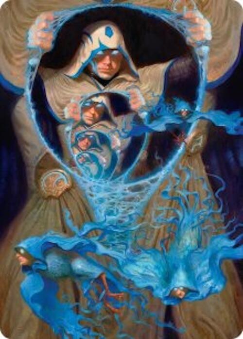 The Theorist, Jace Beleren Art Card (47) [Art Series: Reality Fracture]