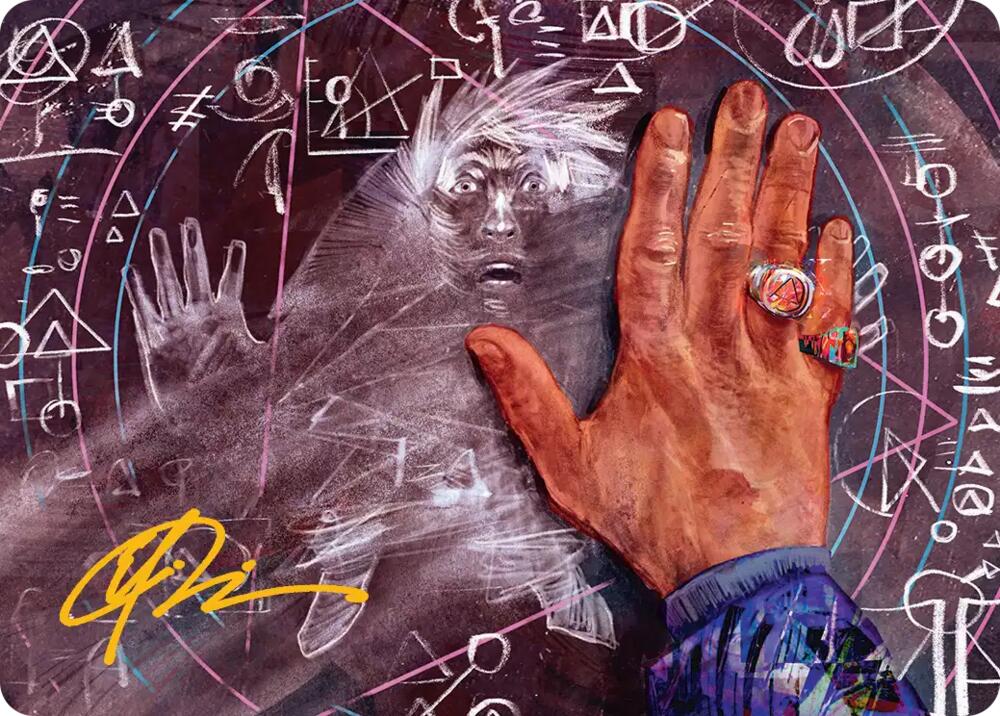 Solve for Disappointment Art Card (Gold-Stamped Signature) (14) [Art Series: Reality Fracture]