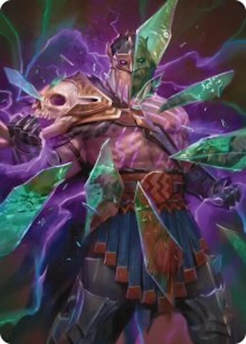 Rise of the Deathbringer Art Card (36) [Art Series: Reality Fracture]