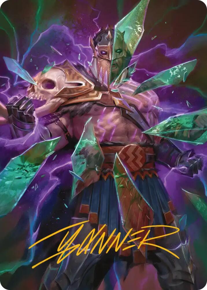 Rise of the Deathbringer Art Card (Gold-Stamped Signature) (36) [Art Series: Reality Fracture]