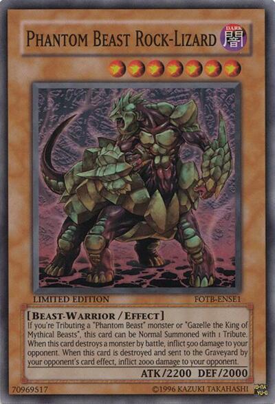 Phantom Beast Rock-Lizard (FOTB-ENSE1) [Force of the Breaker]
