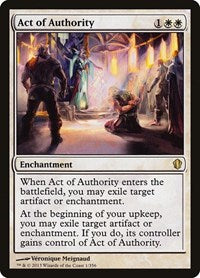 Act of Authority (1) [Commander 2013]
