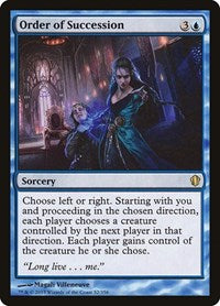 Order of Succession (52) [Commander 2013]