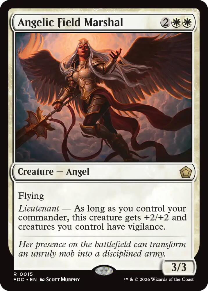 Angelic Field Marshal (15) [Commander: Foundations]