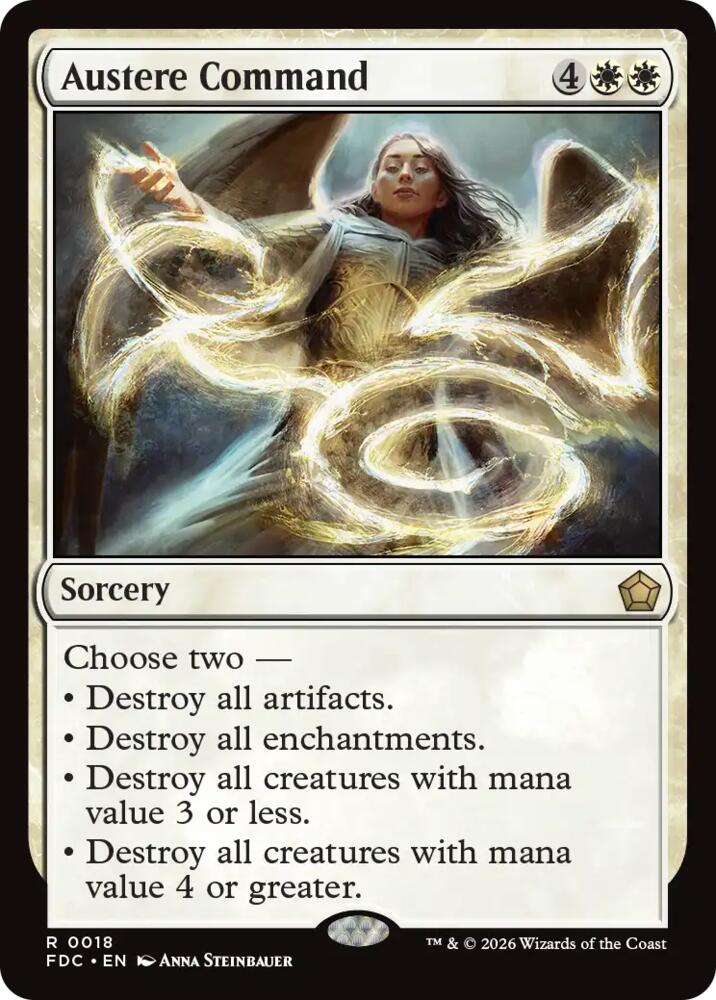 Austere Command (18) [Commander: Foundations]