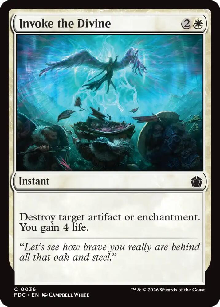 Invoke the Divine (36) [Commander: Foundations]