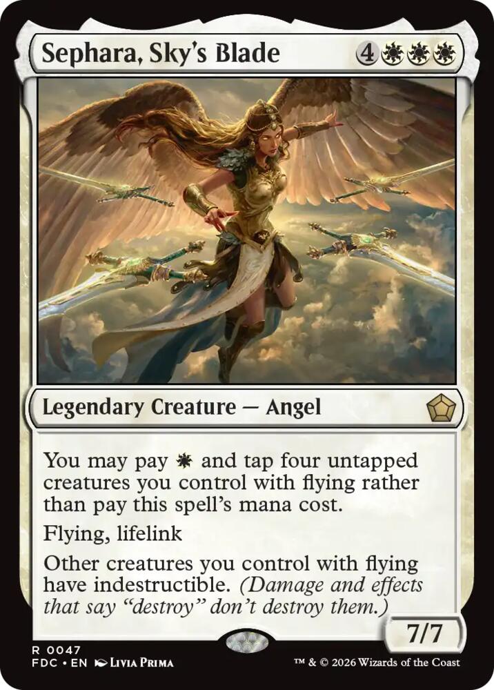 Sephara, Sky's Blade (47) [Commander: Foundations]
