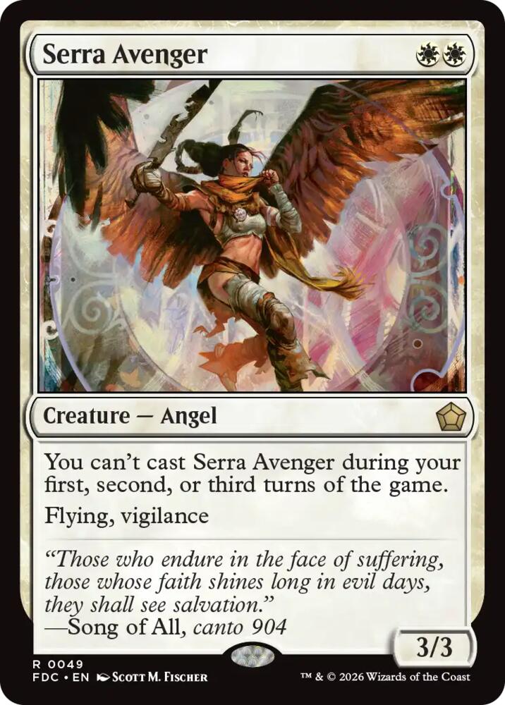 Serra Avenger (49) [Commander: Foundations]