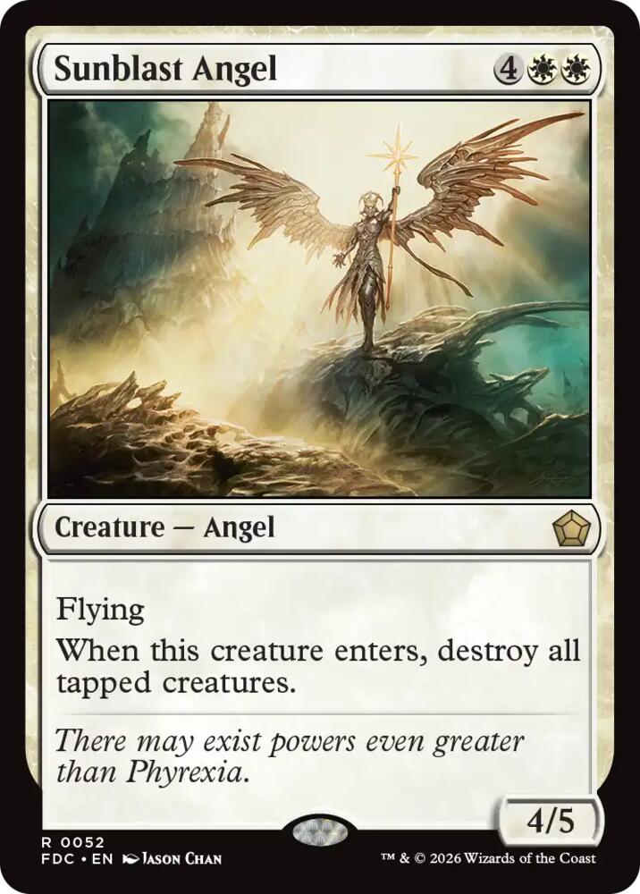 Sunblast Angel (52) [Commander: Foundations]