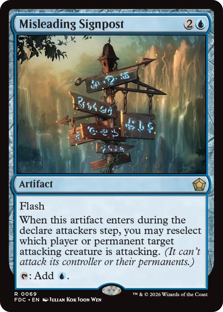 Misleading Signpost (69) [Commander: Foundations]