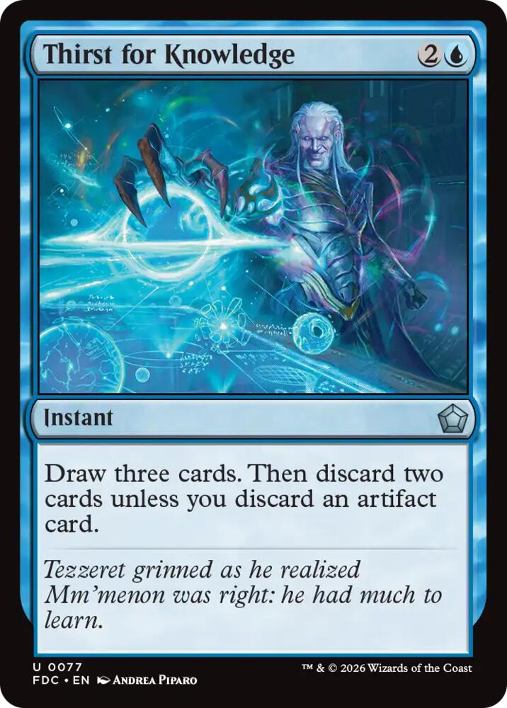 Thirst for Knowledge (77) [Commander: Foundations]