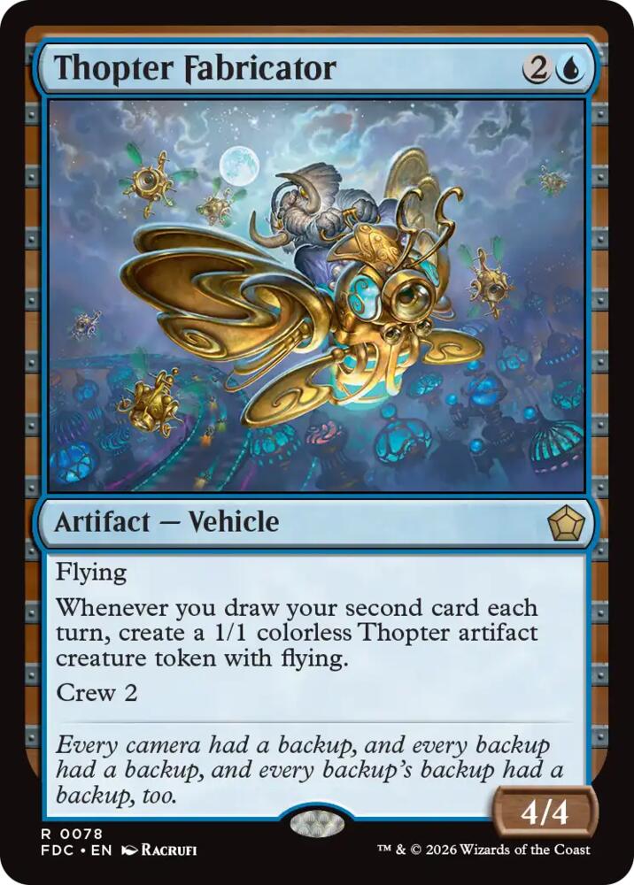 Thopter Fabricator (78) [Commander: Foundations]
