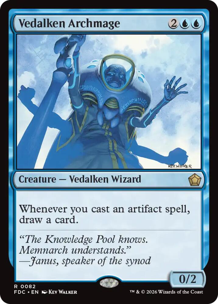 Vedalken Archmage (82) [Commander: Foundations]