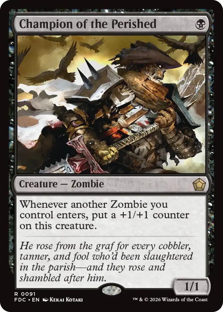 Champion of the Perished (91) [Commander: Foundations]