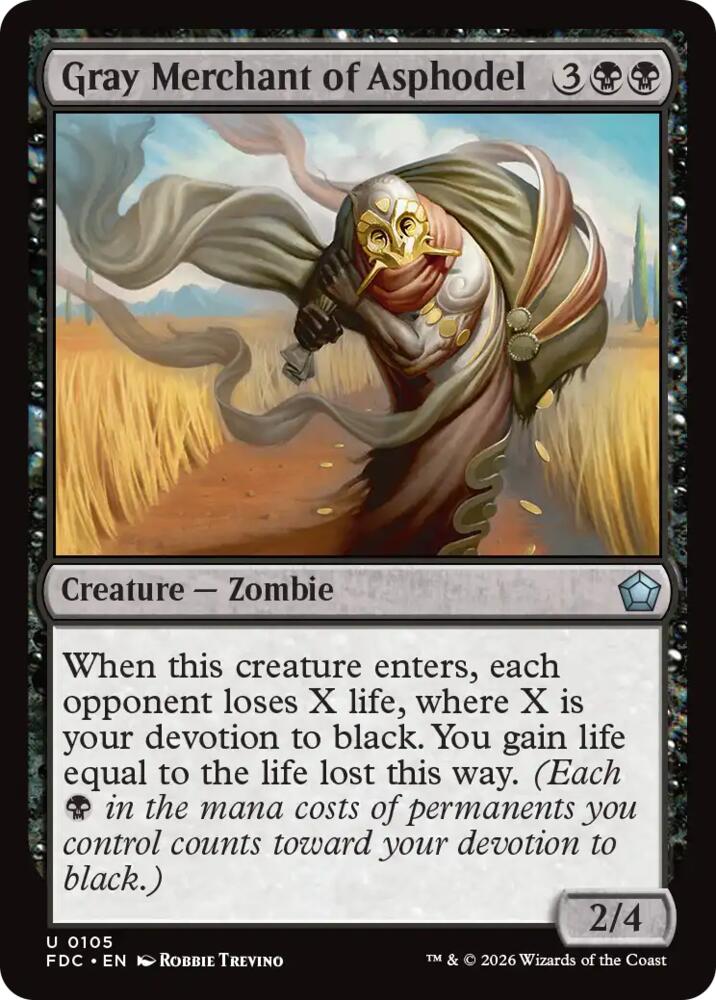 Gray Merchant of Asphodel (105) [Commander: Foundations]
