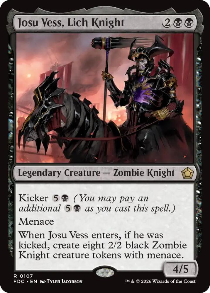 Josu Vess, Lich Knight (107) [Commander: Foundations]