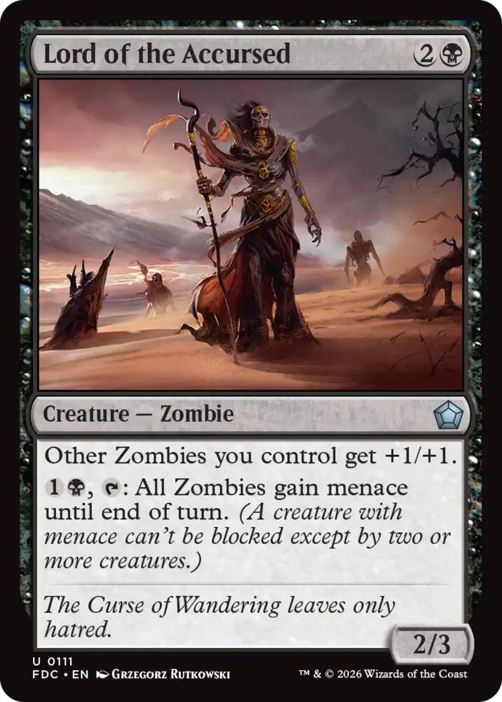 Lord of the Accursed (111) [Commander: Foundations]
