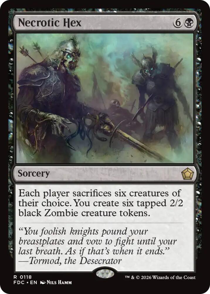 Necrotic Hex (118) [Commander: Foundations]