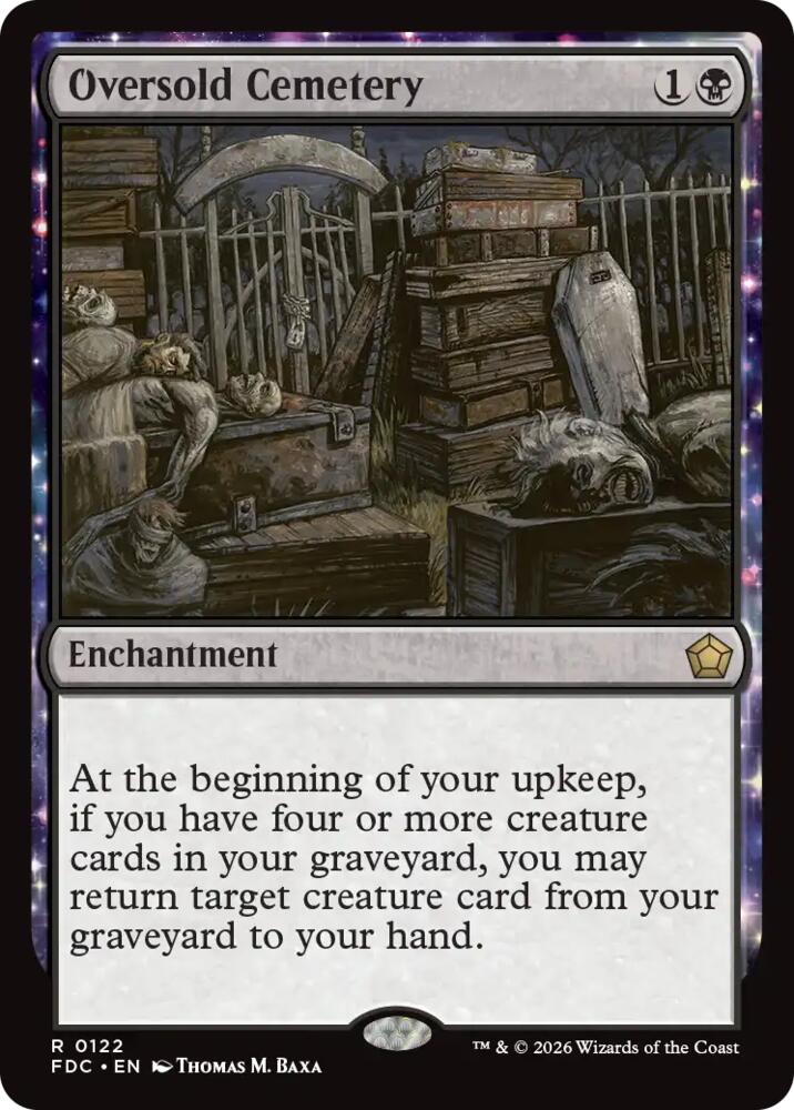 Oversold Cemetery (122) [Commander: Foundations]