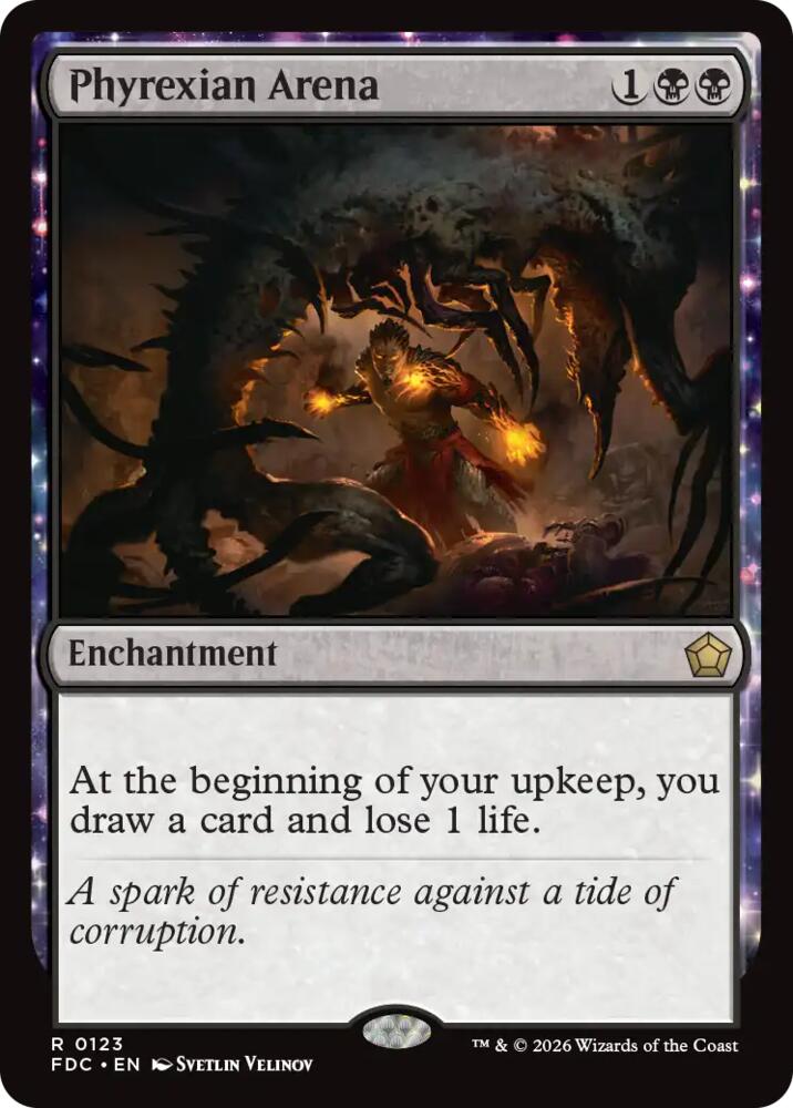 Phyrexian Arena (123) [Commander: Foundations]