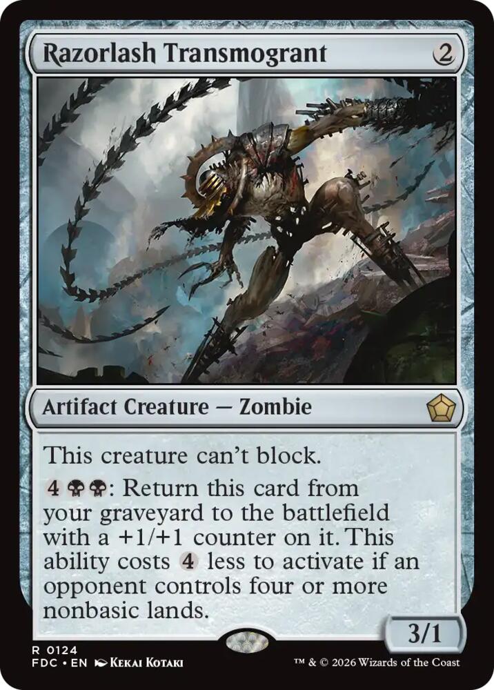 Razorlash Transmogrant (124) [Commander: Foundations]