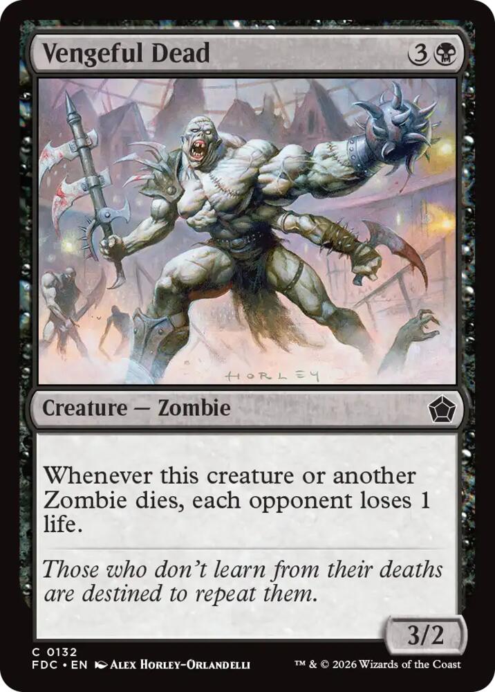 Vengeful Dead (132) [Commander: Foundations]
