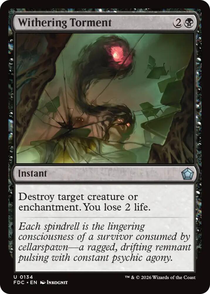 Withering Torment (134) [Commander: Foundations]