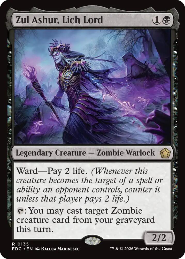 Zul Ashur, Lich Lord (135) [Commander: Foundations]