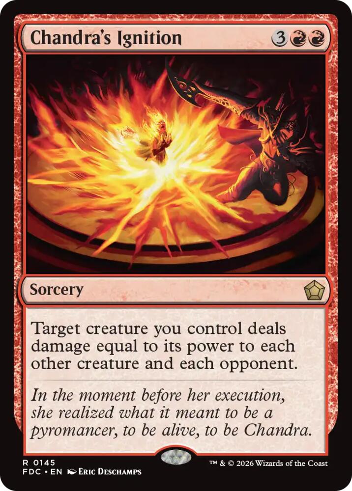 Chandra's Ignition (145) [Commander: Foundations]