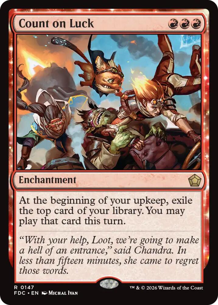 Count on Luck (147) [Commander: Foundations]