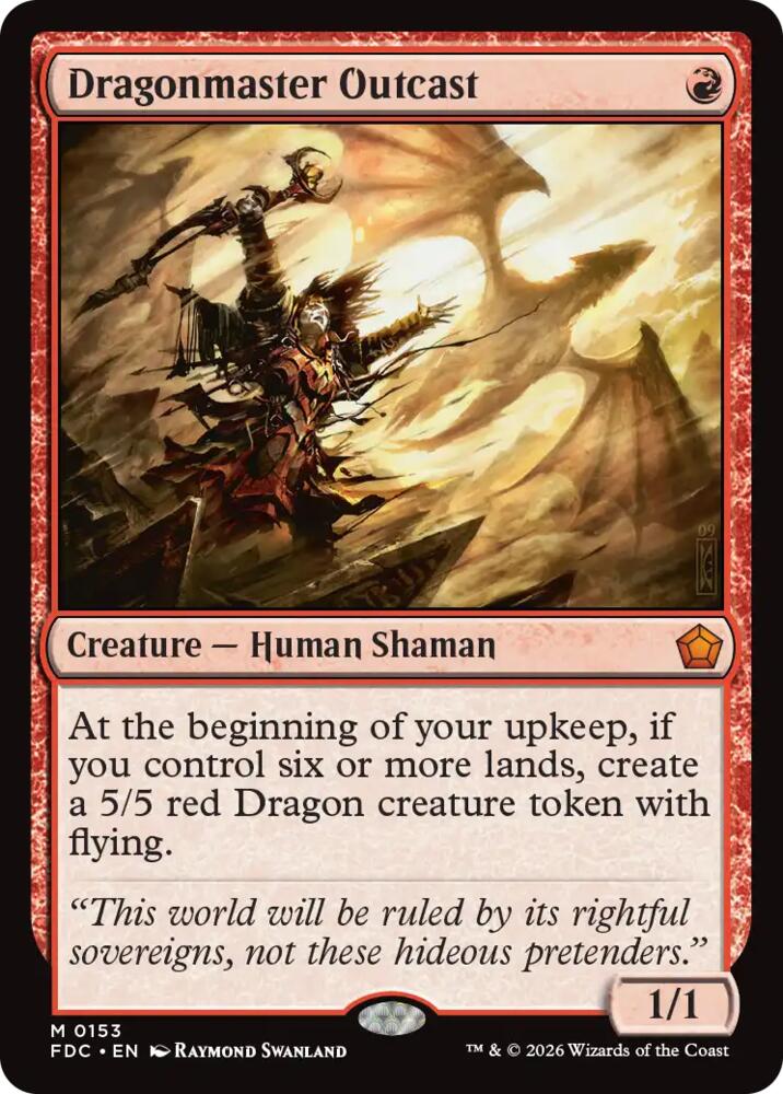 Dragonmaster Outcast (153) [Commander: Foundations]