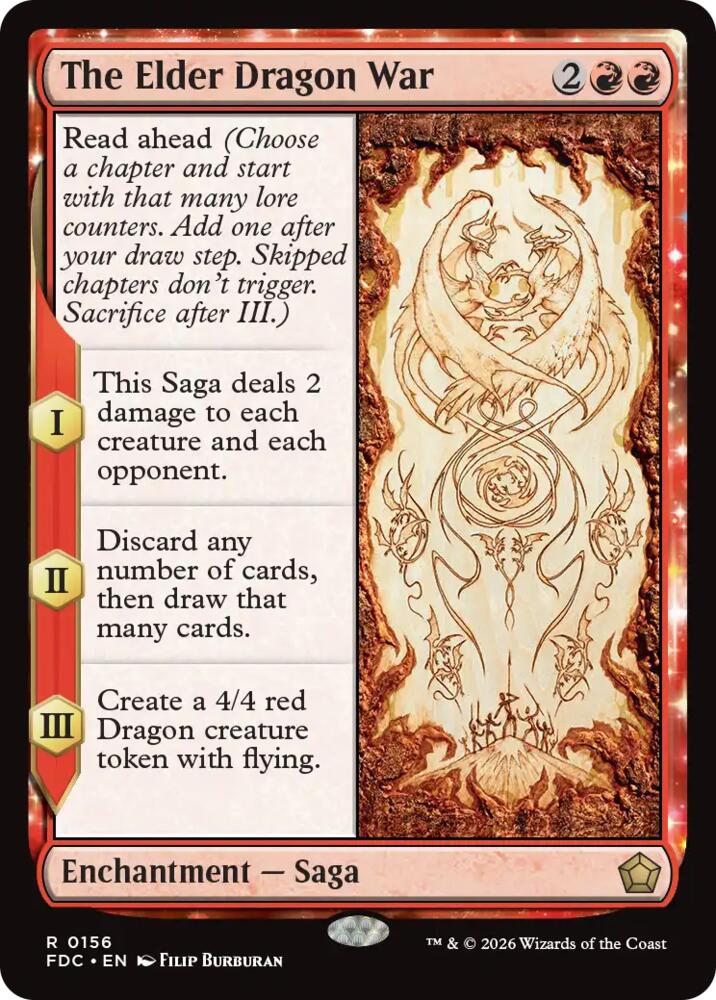 The Elder Dragon War (156) [Commander: Foundations]