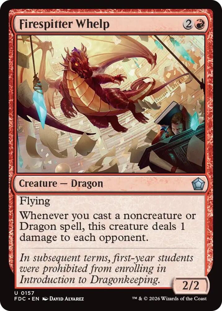 Firespitter Whelp (157) [Commander: Foundations]