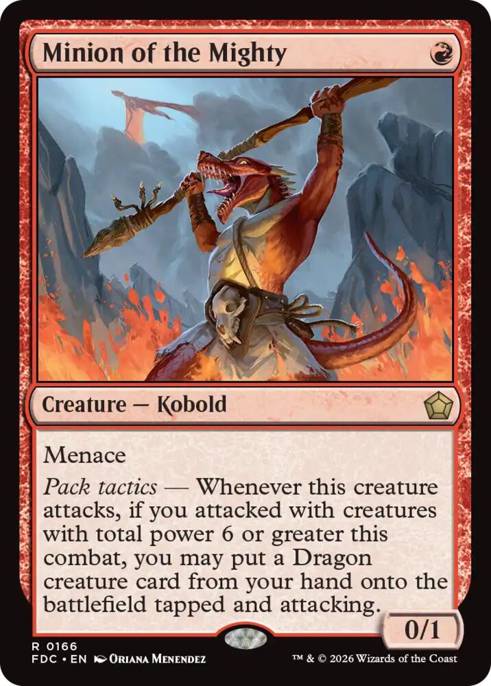 Minion of the Mighty (166) [Commander: Foundations]