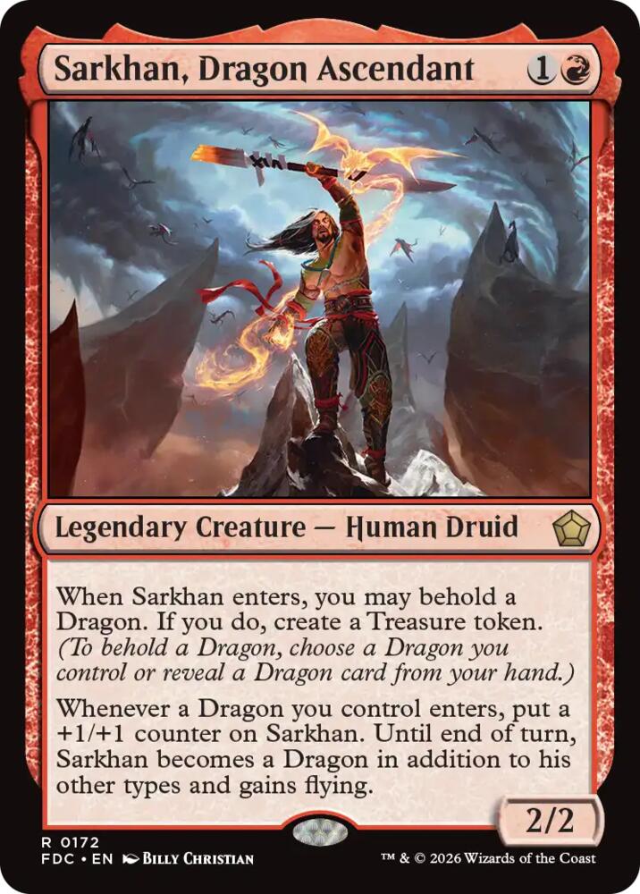 Sarkhan, Dragon Ascendant (172) [Commander: Foundations]