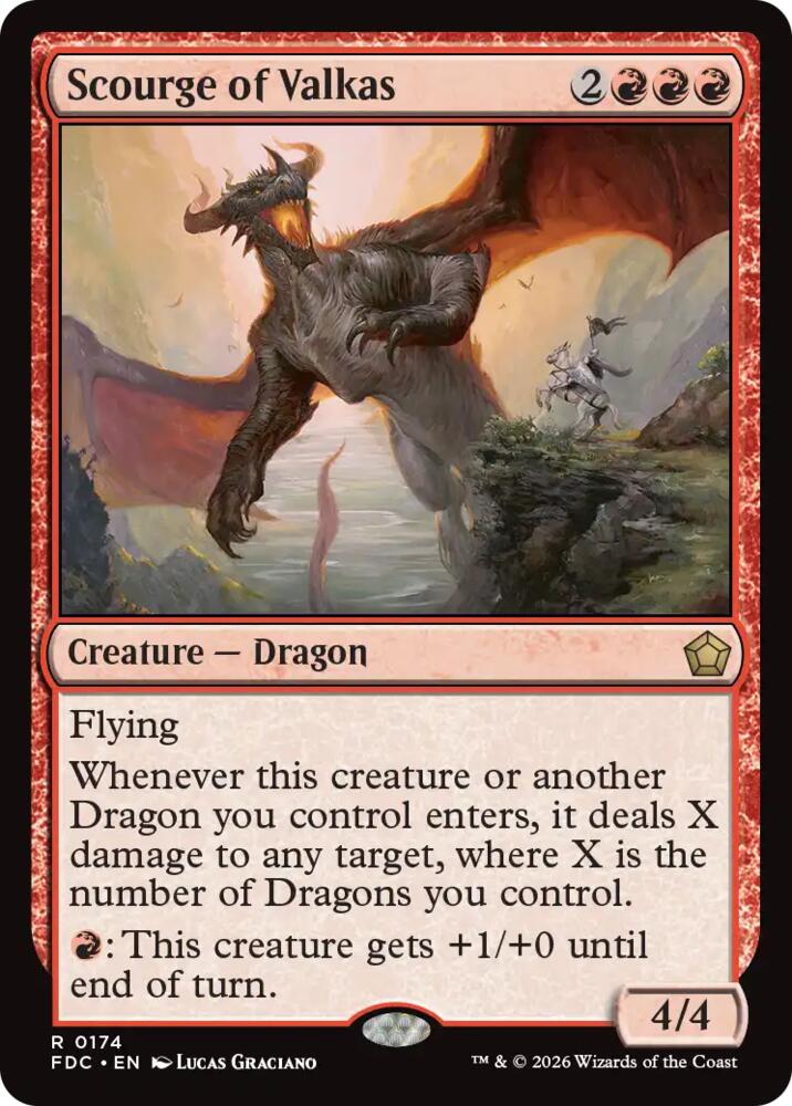 Scourge of Valkas (174) [Commander: Foundations]