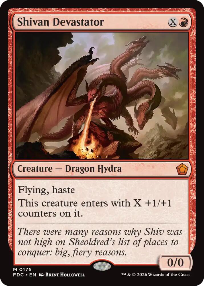 Shivan Devastator (175) [Commander: Foundations]