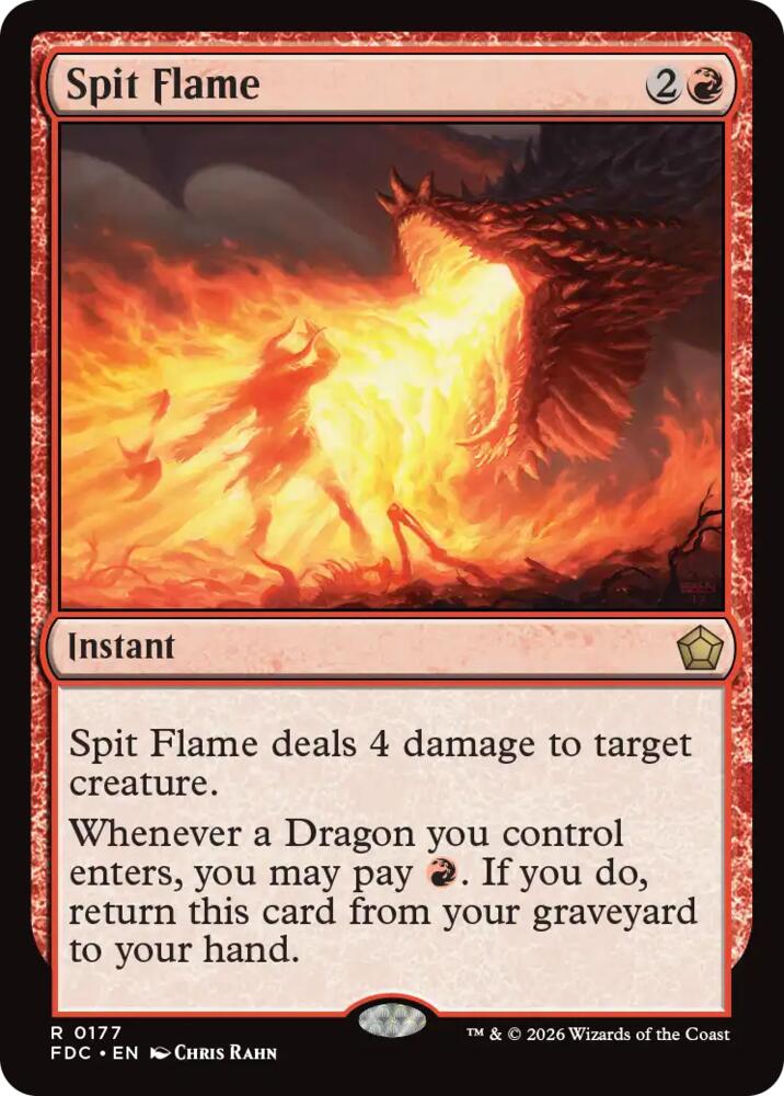 Spit Flame (177) [Commander: Foundations]