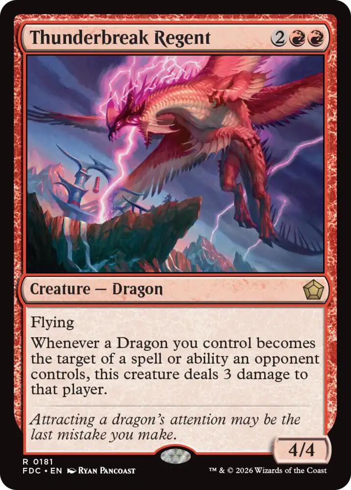 Thunderbreak Regent (181) [Commander: Foundations]