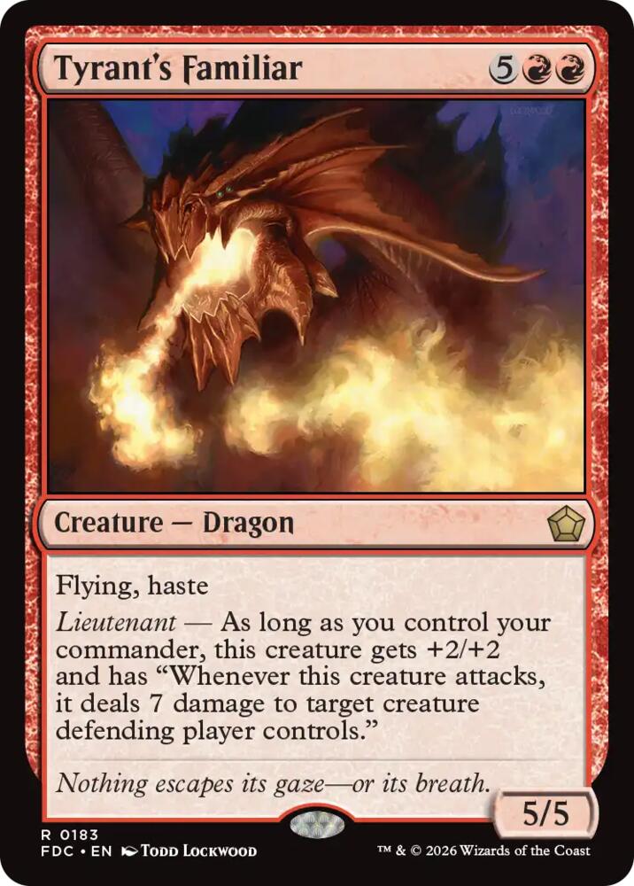 Tyrant's Familiar (183) [Commander: Foundations]