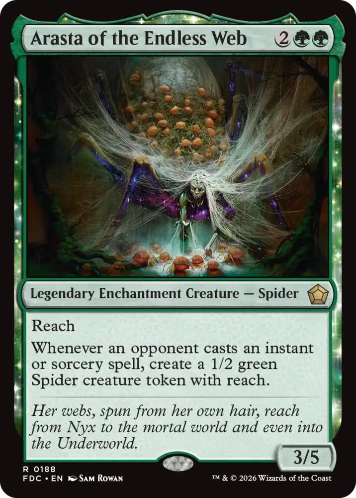 Arasta of the Endless Web (188) [Commander: Foundations]